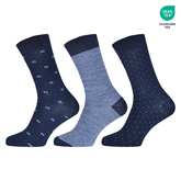 COTTONELITE™ – OEKO-TEX TANÚSÍTVÁNNYAL RENDELKEZŐ 3 AZ 1-BEN PRÉMIUM PAMUT ZOKNI (3 DARABOS CSOMAG) - 593 Ft ÁR DARAB