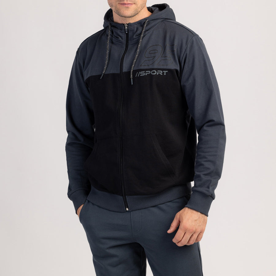 VANTOR - 100% PAMUT FÉRFI KAPUCNIS PULÓVER