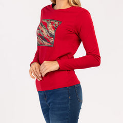 LUMA  - NŐI 100% PAMUT HOSSZÚ UJJÚ PÓLÓ