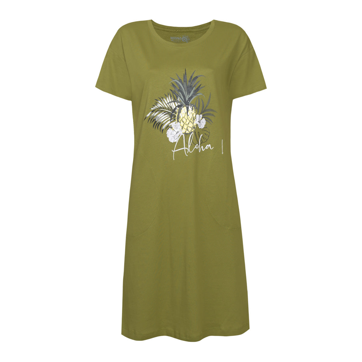 NŐI RÖVID UJJÚ RUHA 100% PAMUT - TROPICA
