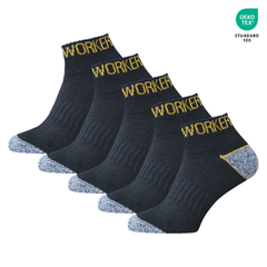 WORKERPRO™ – OEKO-TEX TANÚSÍTVÁNNYAL RENDELKEZŐ 5 AZ 1-BEN FÉRFI MUNKAZOKNI (5 DARABOS CSOMAG)