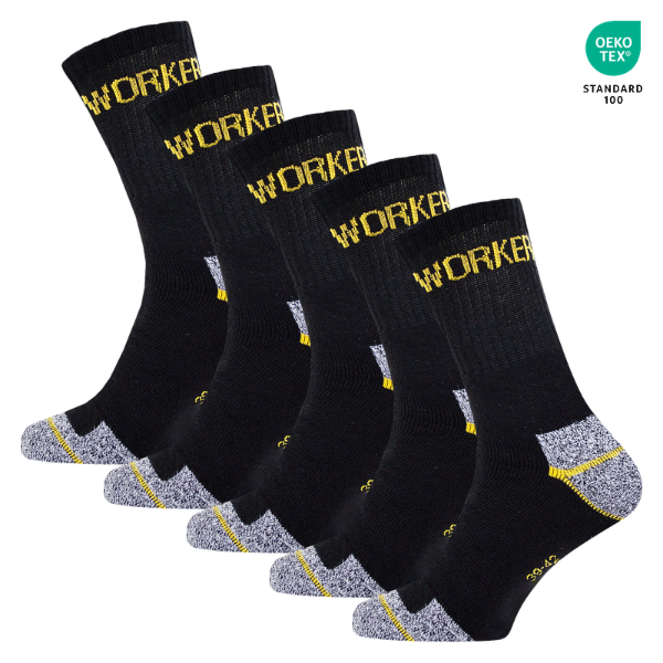 WORKDRY™ – OEKO-TEX TANÚSÍTVÁNNYAL RENDELKEZŐ 5 AZ 1-BEN MUNKAZOKNI (5 DARABOS CSOMAG)