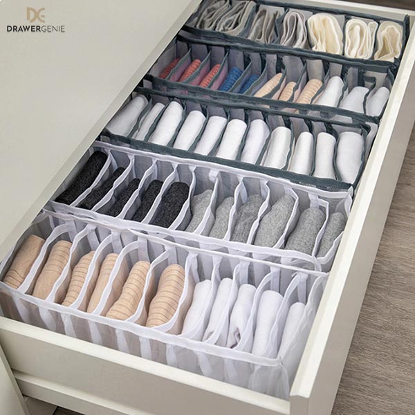 DRAWERGENIE® - 3 RÉSZES RUHARENDSZEREZŐ SZETT 1+1 GRÁTISZ