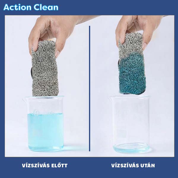 ACTIONCLEAN™ – ESZKÖZ A TAKARÍTÁSHOZ, 1+1 INGYEN