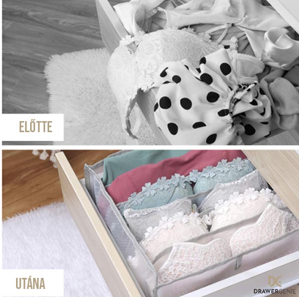 DRAWERGENIE® - 3 RÉSZES RUHARENDSZEREZŐ SZETT 1+1 GRÁTISZ