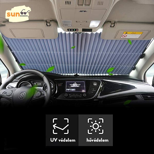 SUNSHADER® - ÁRNYÉKOLÓ A SZÉLVÉDŐRE
