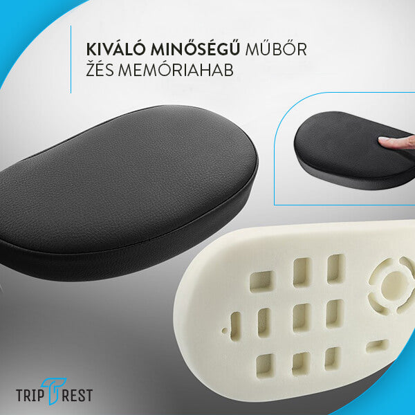 TRIPREST® – ERGONÓMIKUS AUTÓS FEJ ÉS NYAKTÁMLA