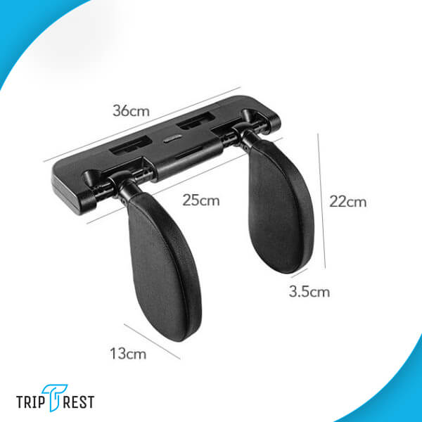TRIPREST® – ERGONÓMIKUS AUTÓS FEJ ÉS NYAKTÁMLA